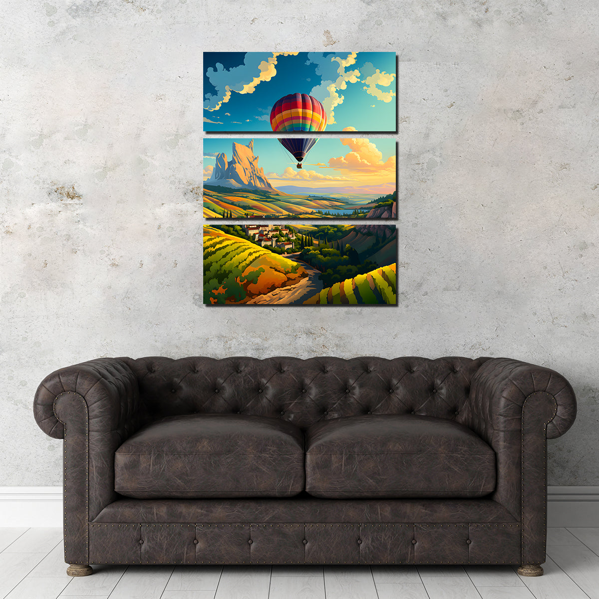 Exquisite French Vineyards Wall Art by Valth Graphics
