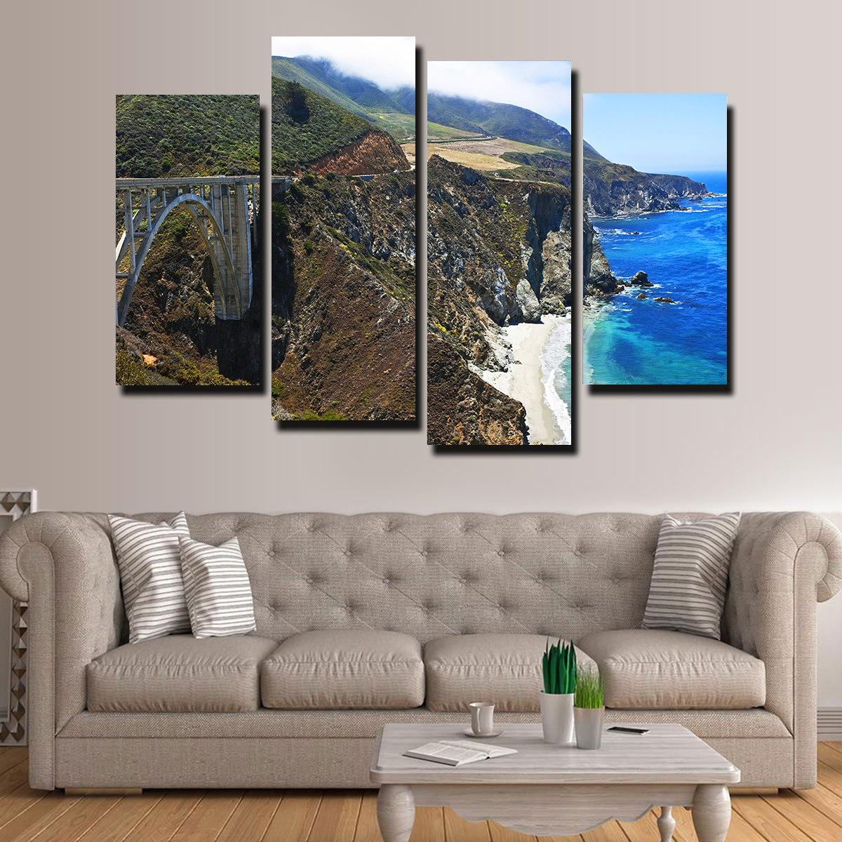 Stunning Bixby Creek Bridge Wall Art for Home Decor