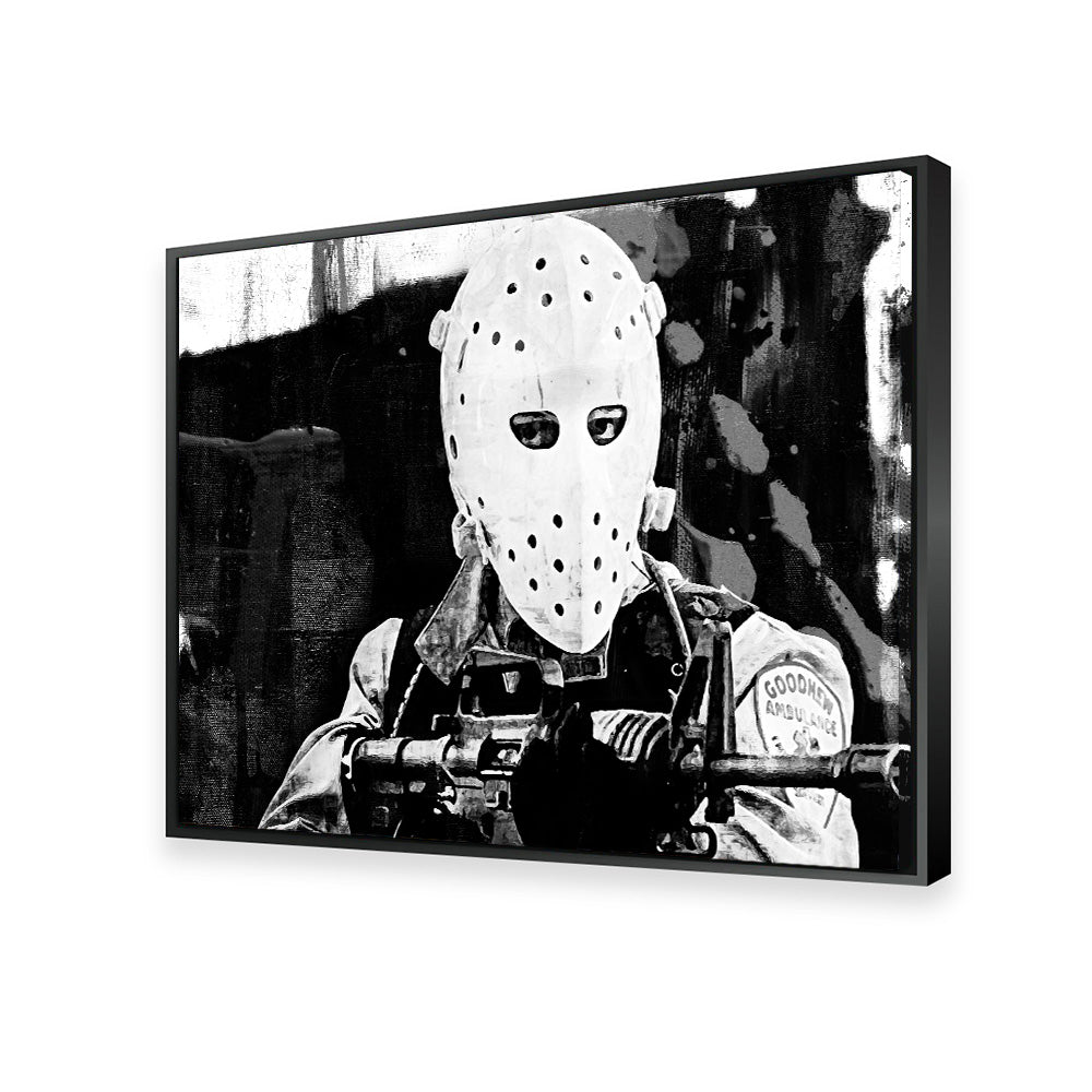 Stunning Heat - The Heist Grayscale Wall Art for Modern Decor
