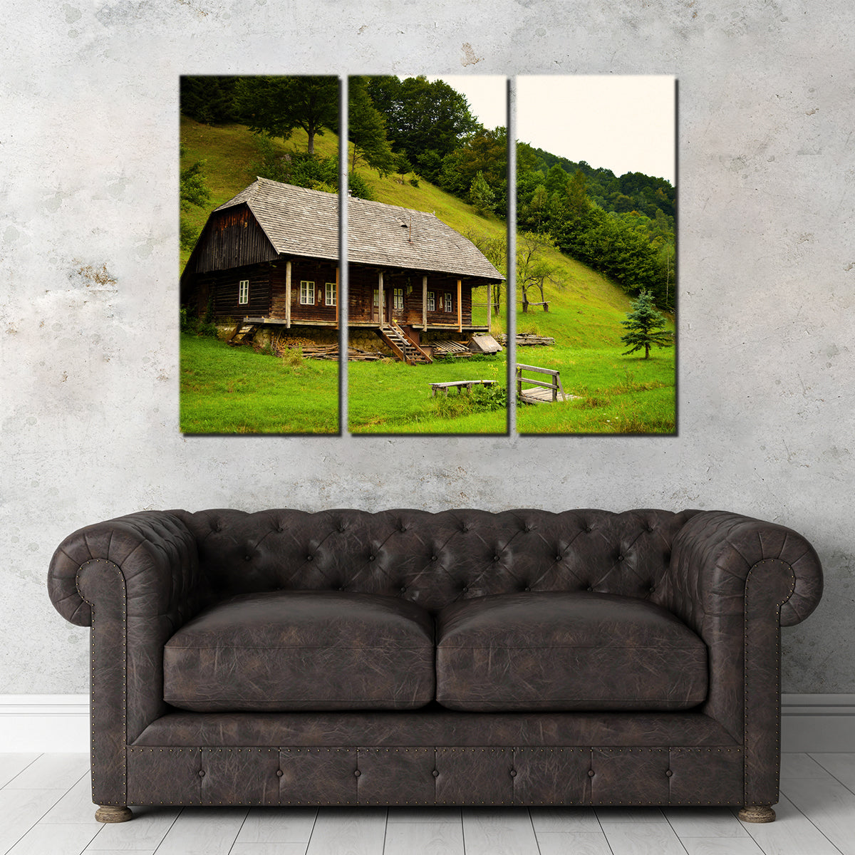 Exquisite Romanian Cabin Wall Art by George Sorin