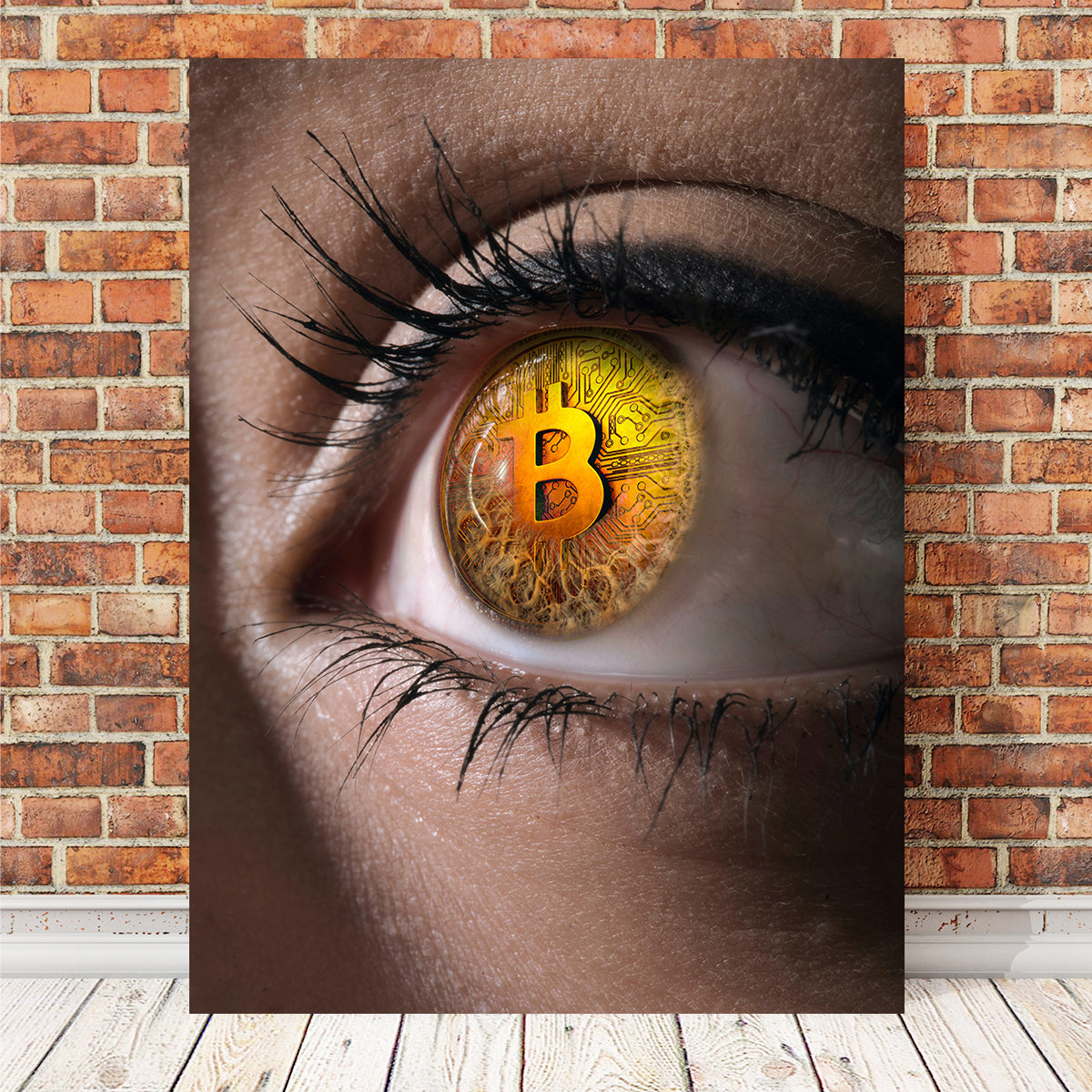 Eye - Catching Bitcoin Wall Art for Modern Spaces