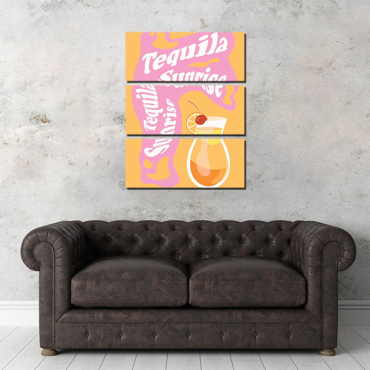 Tequila Sunrise Wall Art - Stunning Decor from Groovy Vibe Studio
