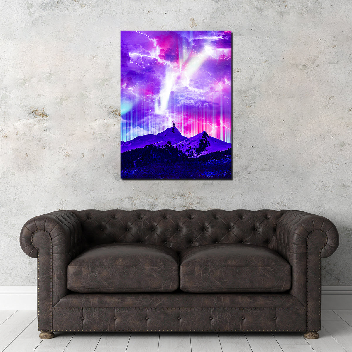 Exquisite Deer Iceland Wall Art by INDOARC