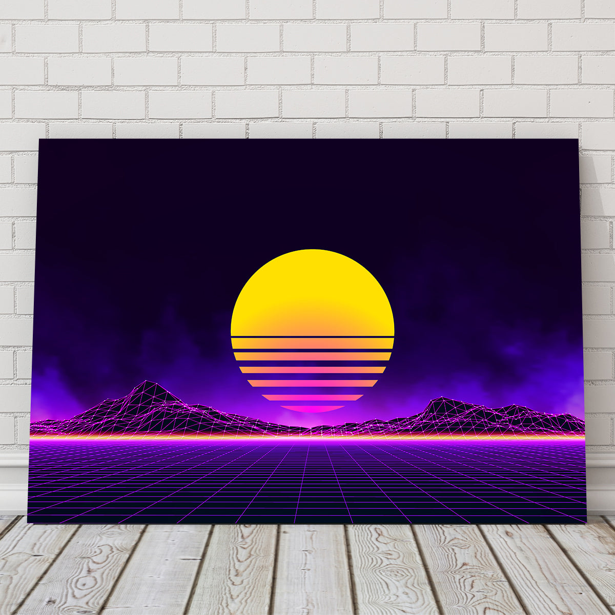 Stunning Retro Landscape Wall Art