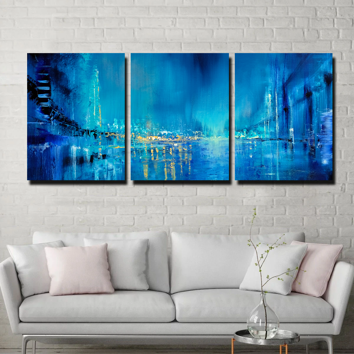 Exquisite Seagulls Over the Bridges Wall Art by Annette Schmucker