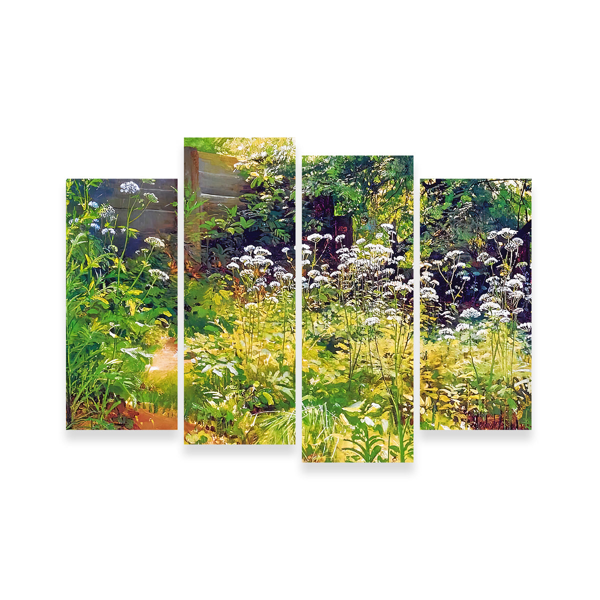 Exquisite Garden Corner Wall Art by Denise Dundon
