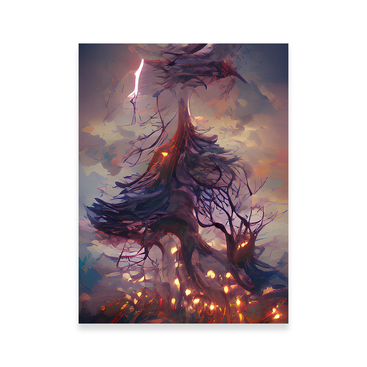 Stunning Lightning Strikes Wall Art by Gabriel Ritcey
