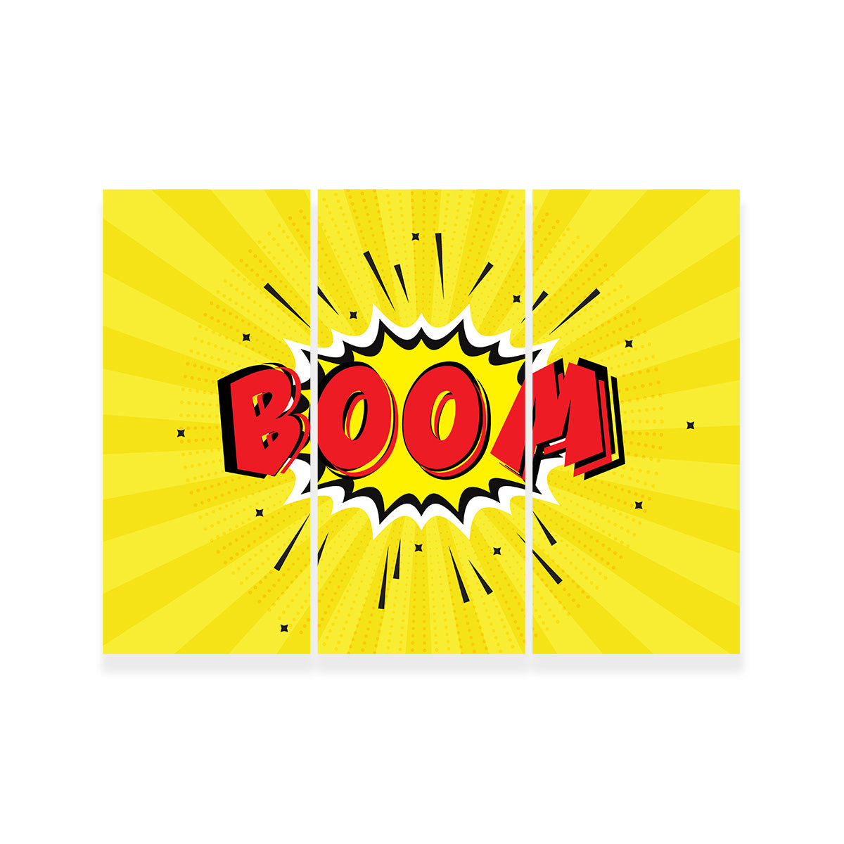Boom1 Stunning Wall Art - Sustainable Kiln - Dried Pine Wood Frame