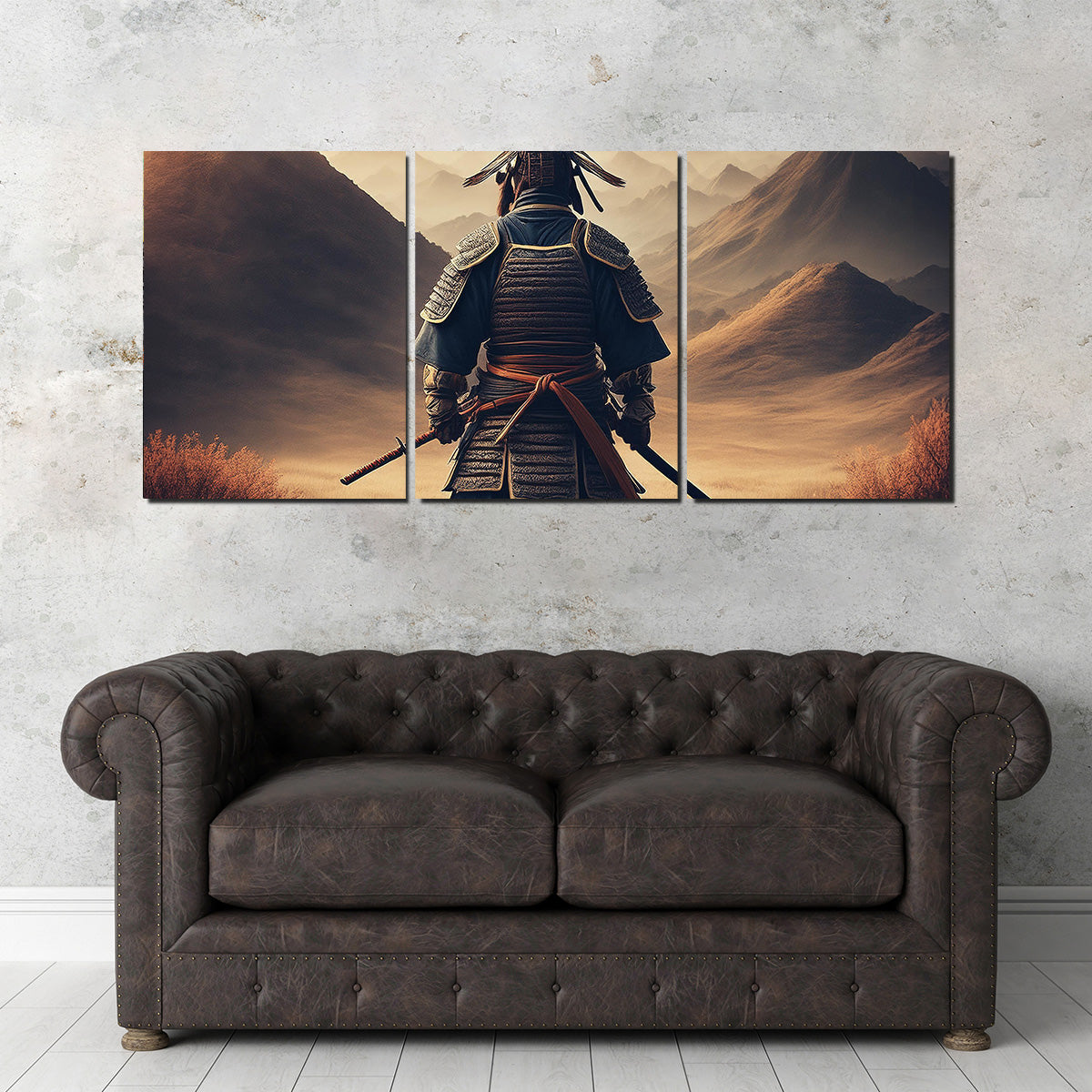 Exquisite Lone Samurai Warrior Wall Art for Stunning Home Decor