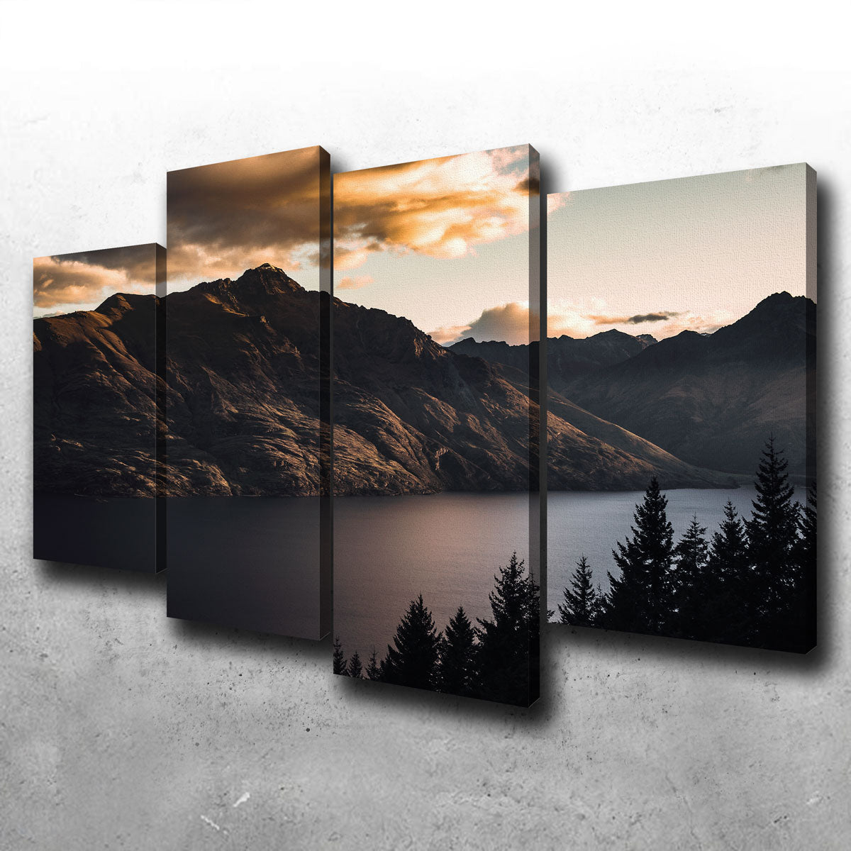 Stunning Otago Peaks Wall Art by Mike Cotton