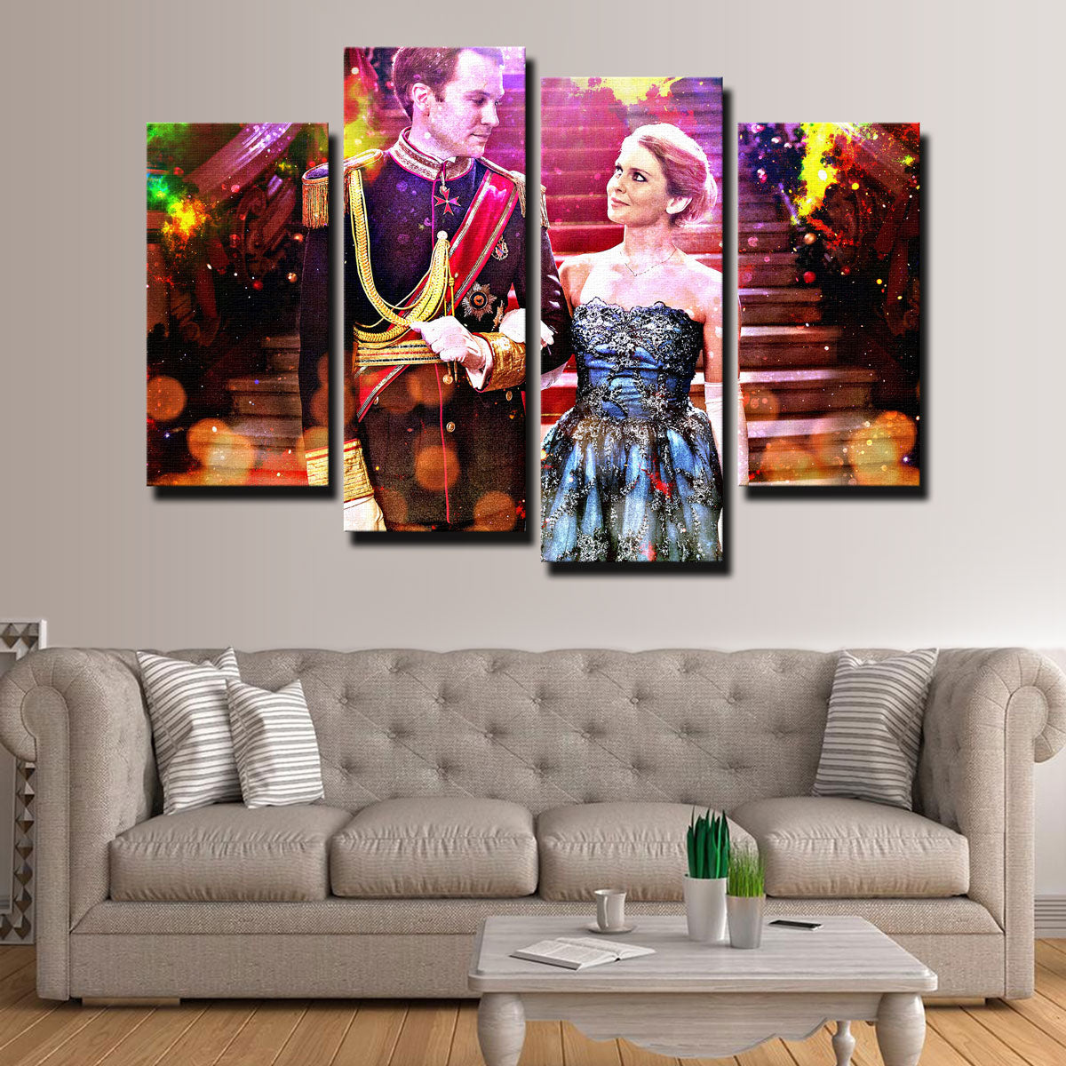 Exquisite Christmas Prince Wall Art for Festive Decor