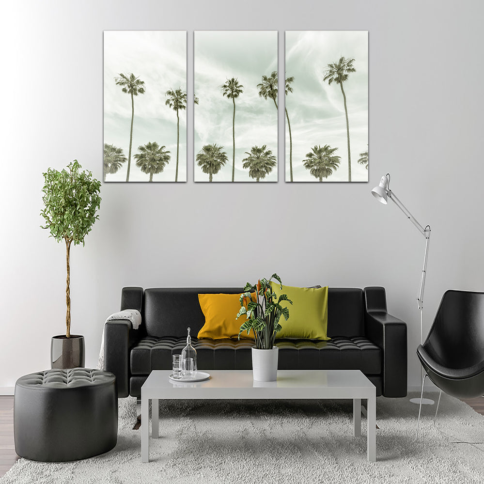 Stunning Palm Trees and Clouds Wall Art by Melanie Viola