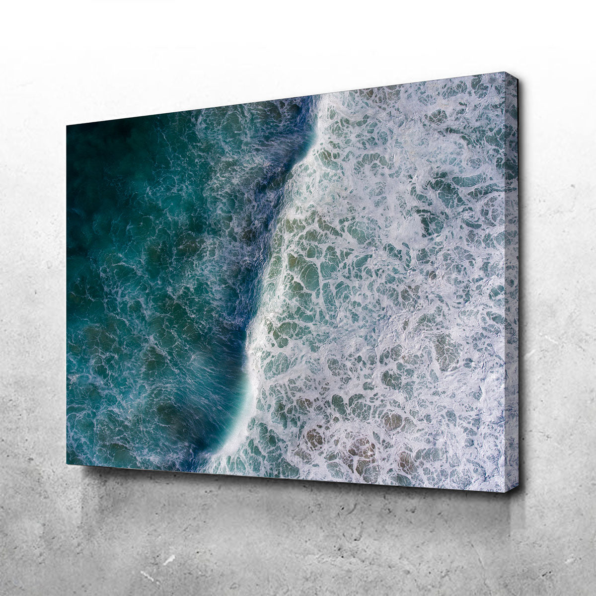 Stunning Blue Wave Wall Art by Karolis Janulis