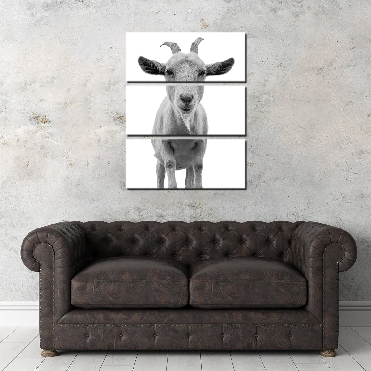 Hilarious Goat Wall Art by Lawisi - Museum Quality