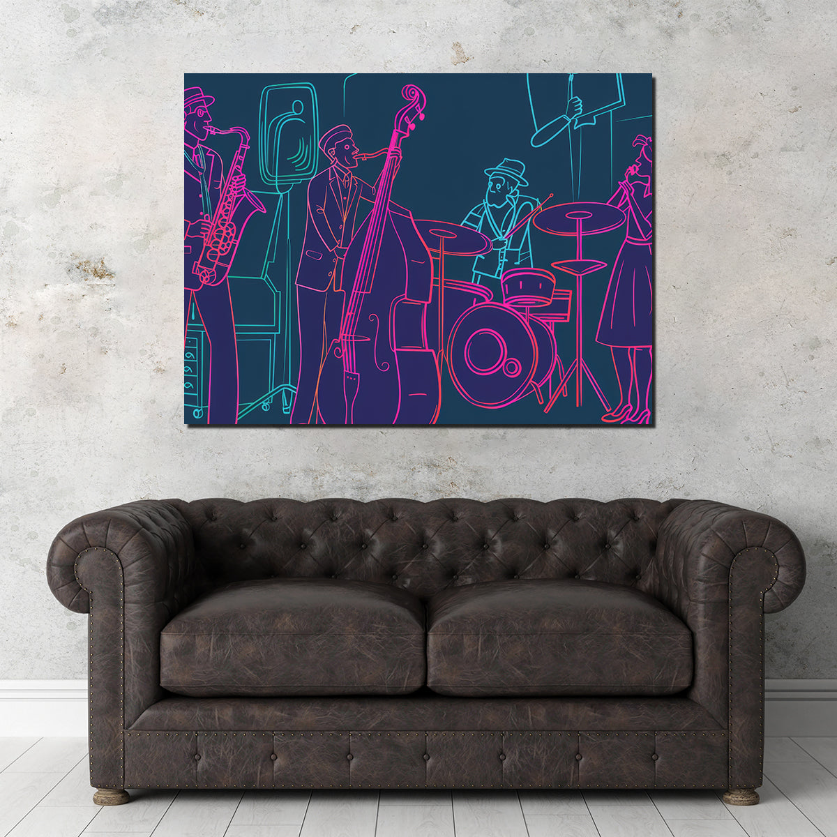 Stunning Jazz Band Vibe Wall Art for Your Home Decor