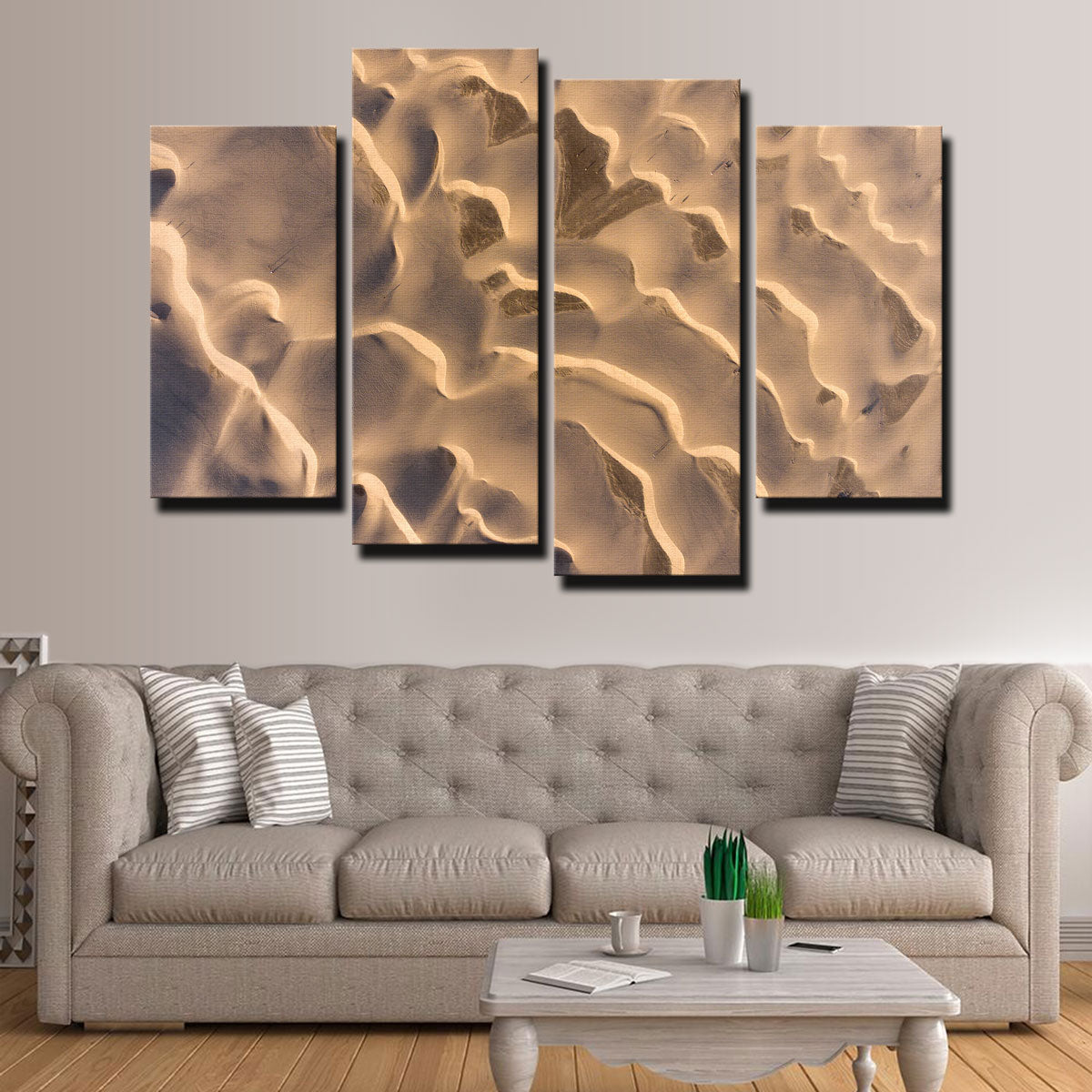 Stunning Sandy Waves Wall Art by Karolis Janulis