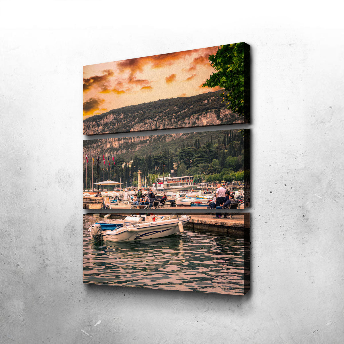 Breathtaking Garda at Sunset Wall Art by Stefano Baltieri