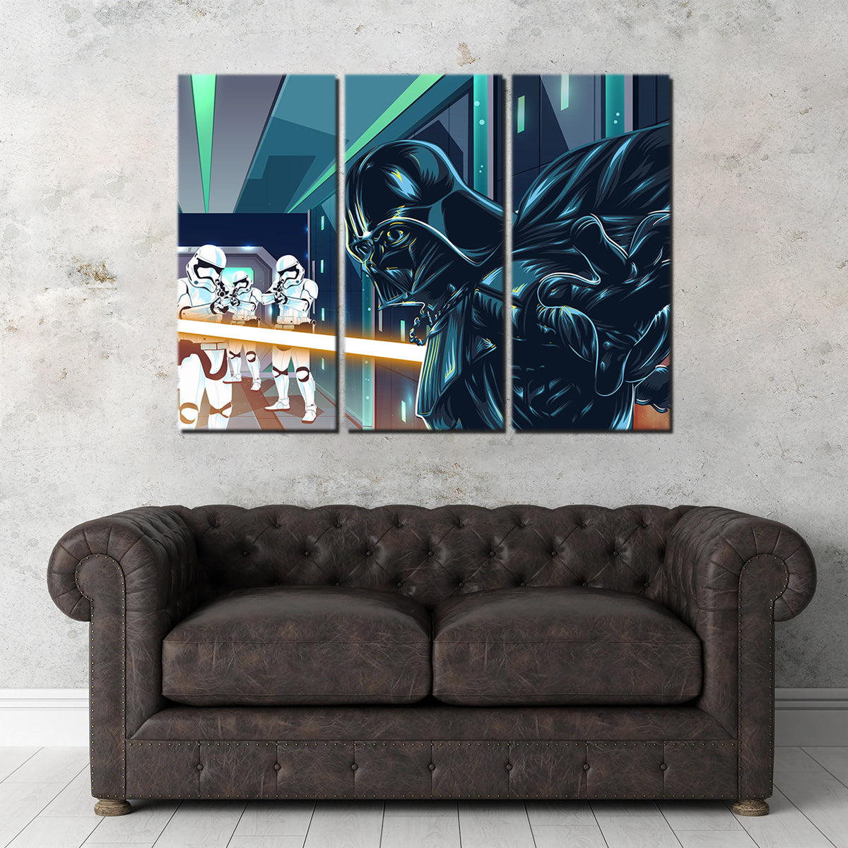 Epic Star Wars Final Battle Wall Art by Ralph & Laura Design