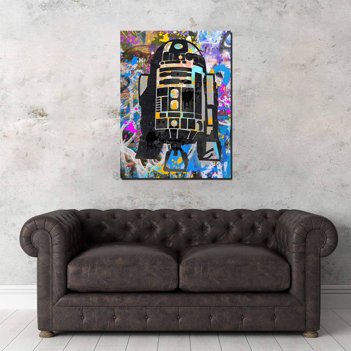 Stunning R2D2 Wall Art by Stephen Chambers