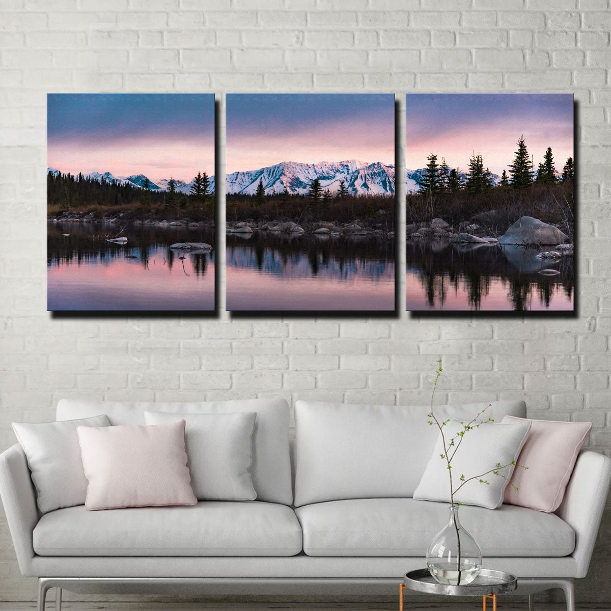 Stunning Purple Reflections Wall Art by Lucas Moore