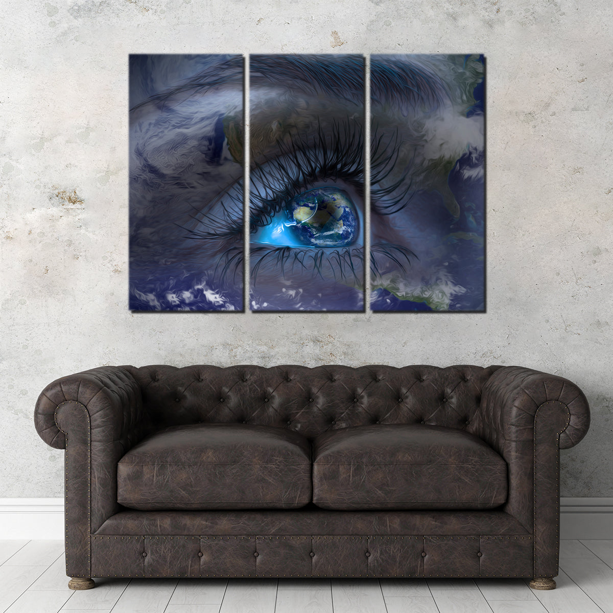Exquisite Earths Eye Wall Art by George Sorin