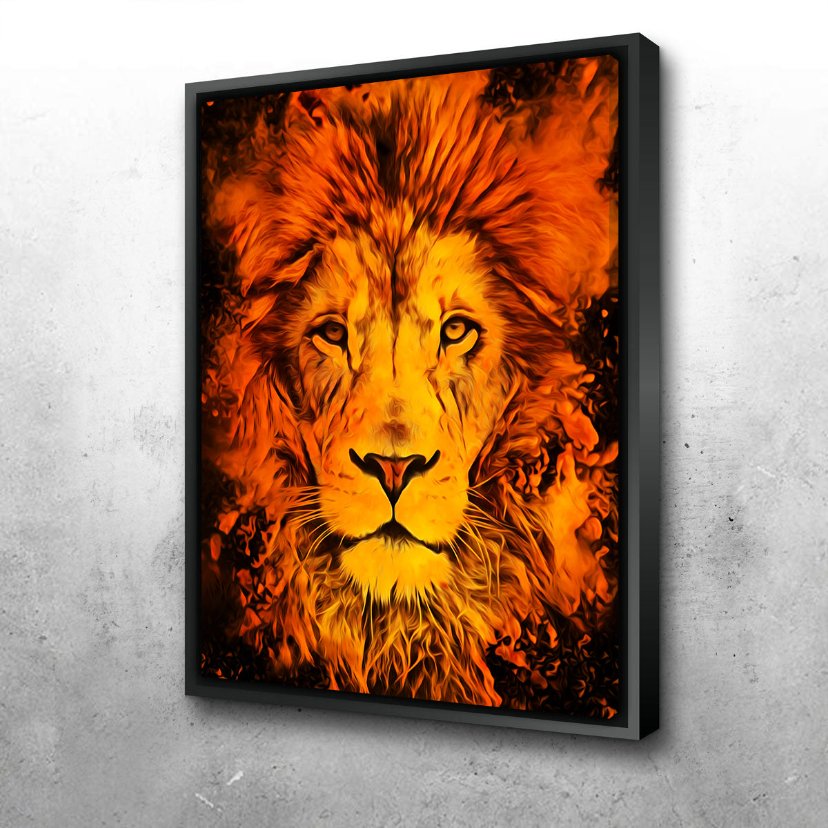 Exquisite Lion Wall Art by George Sorin