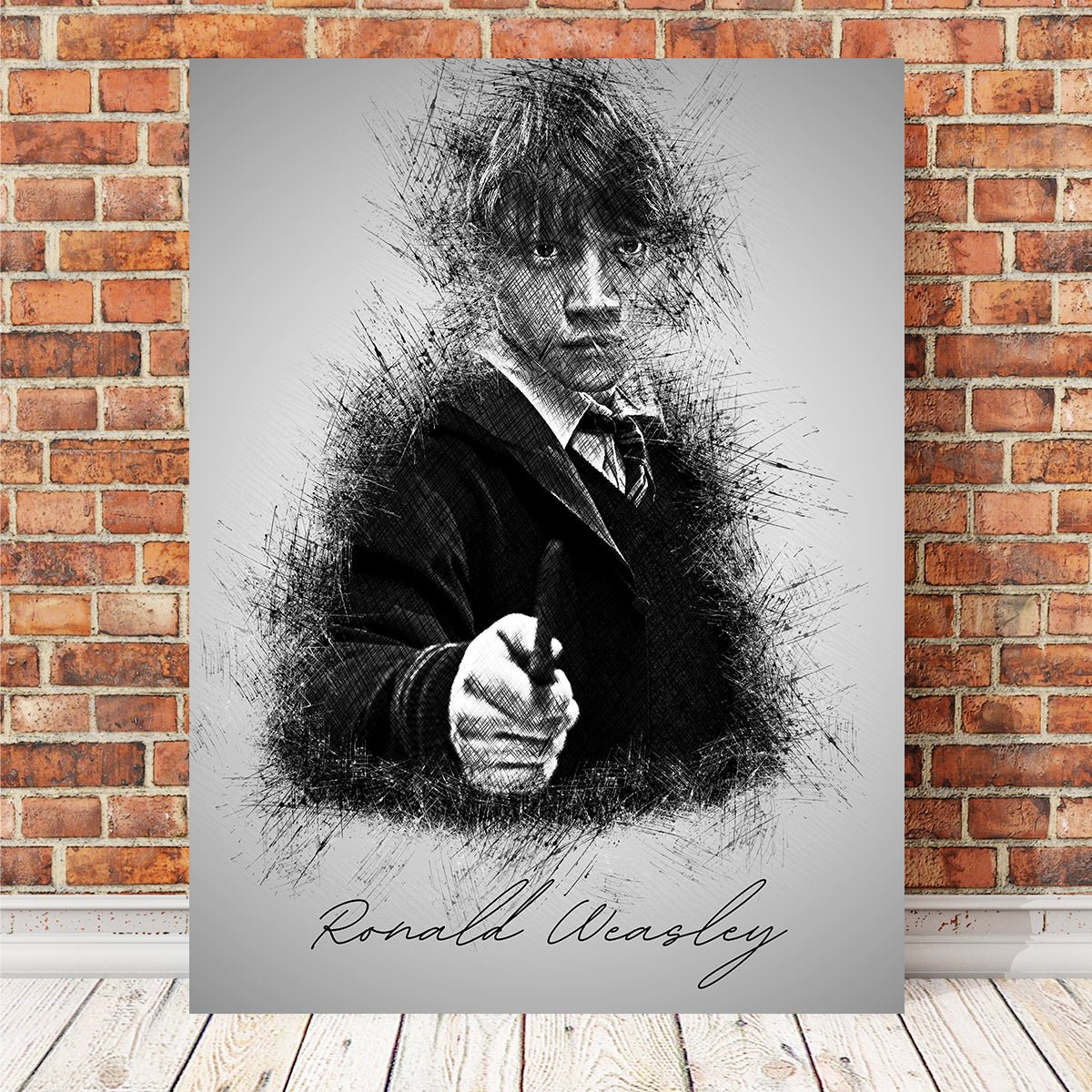 Ronald Weasley High - Quality Wall Art by Albi Art