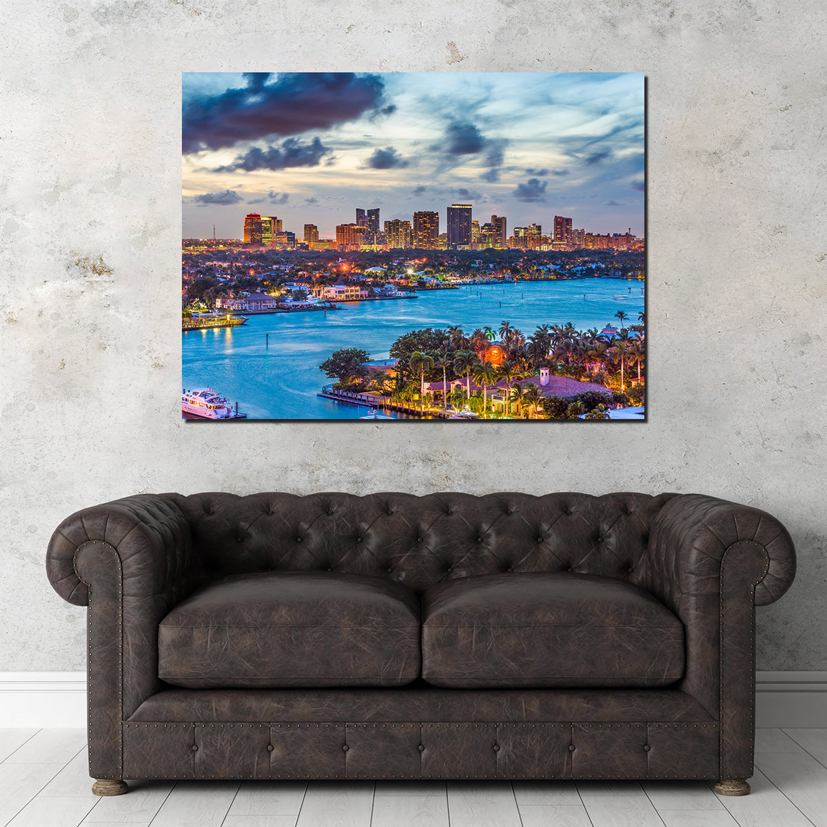 Stunning Fort Lauderdale Skyline Wall Art for Home Decor