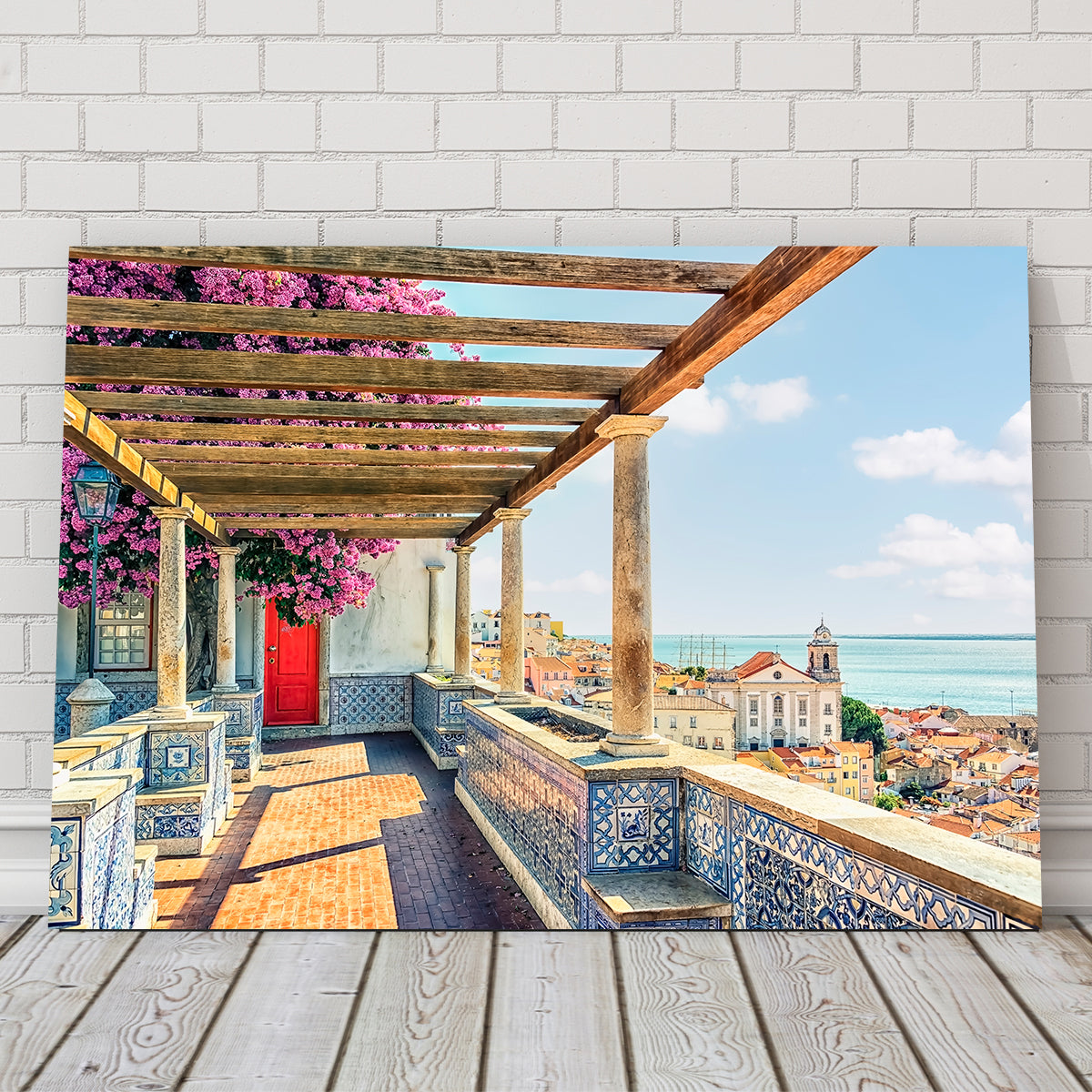 Exquisite Lisbon Roofs Wall Art by Manjik Pictures