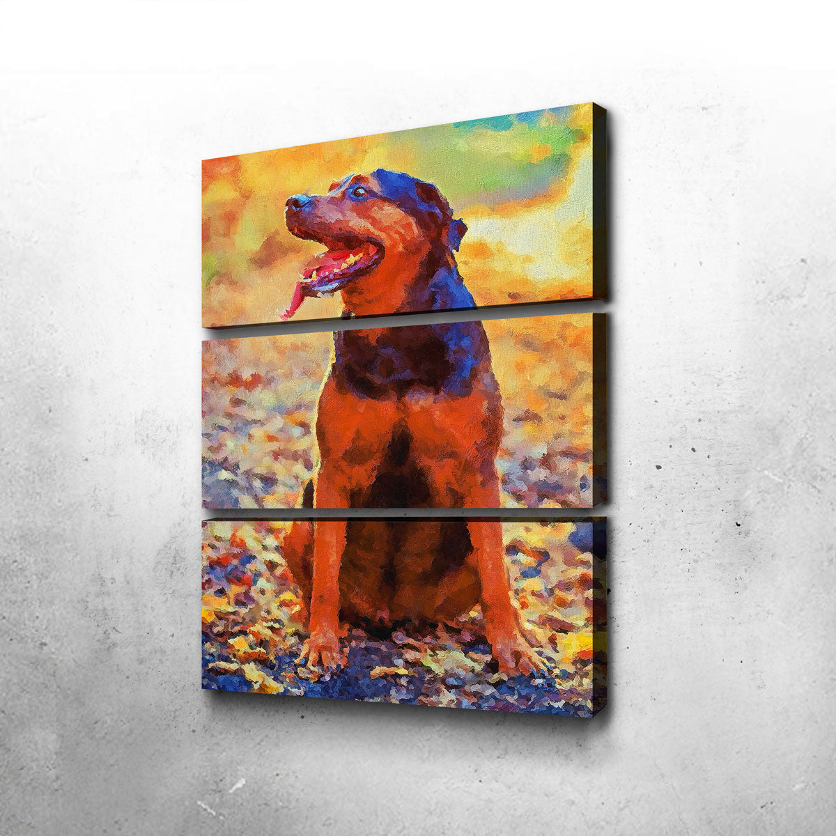Stunning Dog 1 Painting Wall Art by Gab Fernando