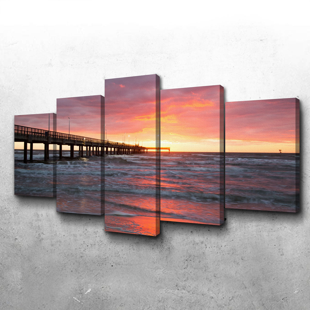 Stunning Bob Hall Pier Corpus Christi Wall Art for Your Home Decor