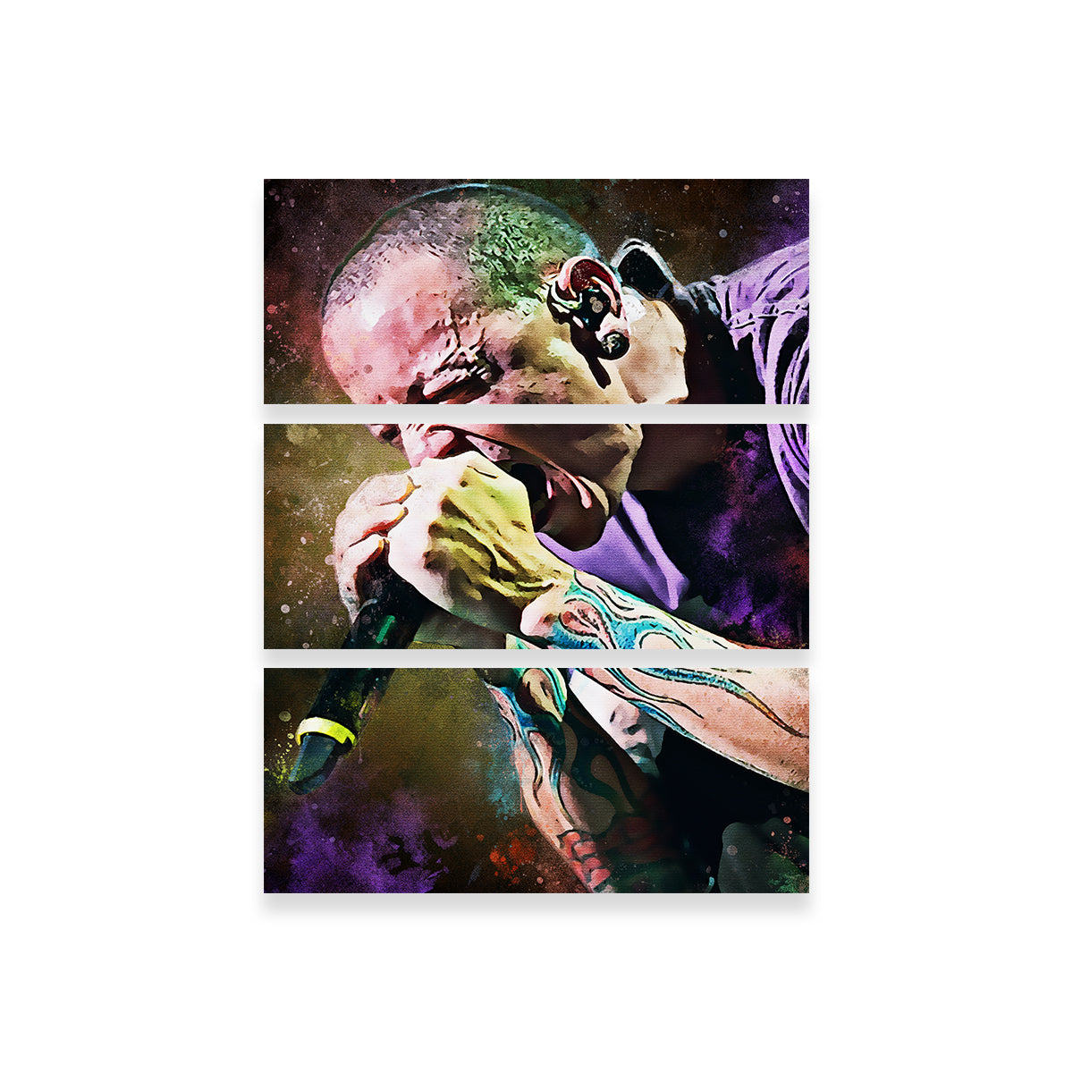 Stunning Chester Bennington Wall Art Paint for Your Home Decor