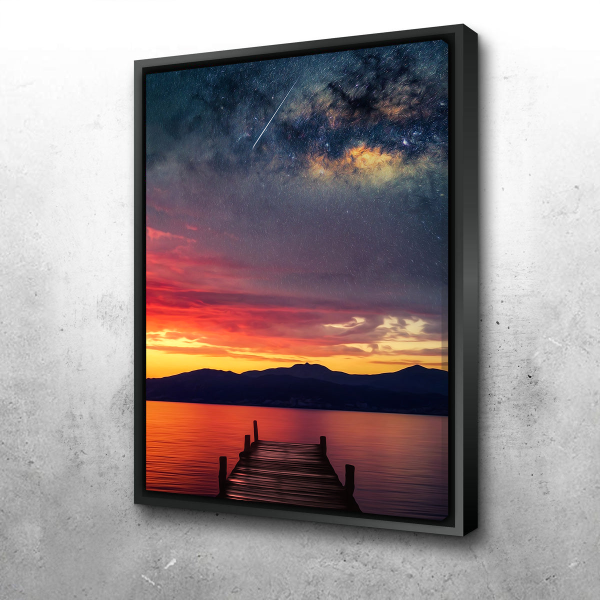 Stunning Dock to the Stars Wall Art by George Sorin
