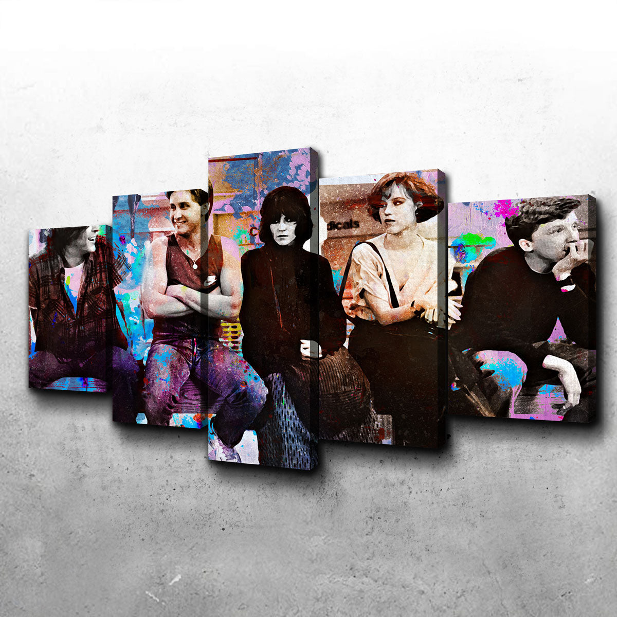 Eye - catching Abstract Breakfast Club Wall Art for Stunning Decor