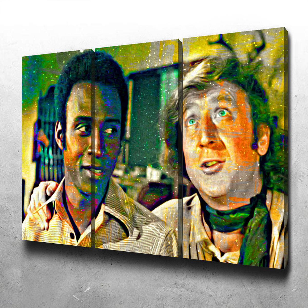 Stunning Blazing Saddles Bart & Jim Wall Art for Your Home Decor