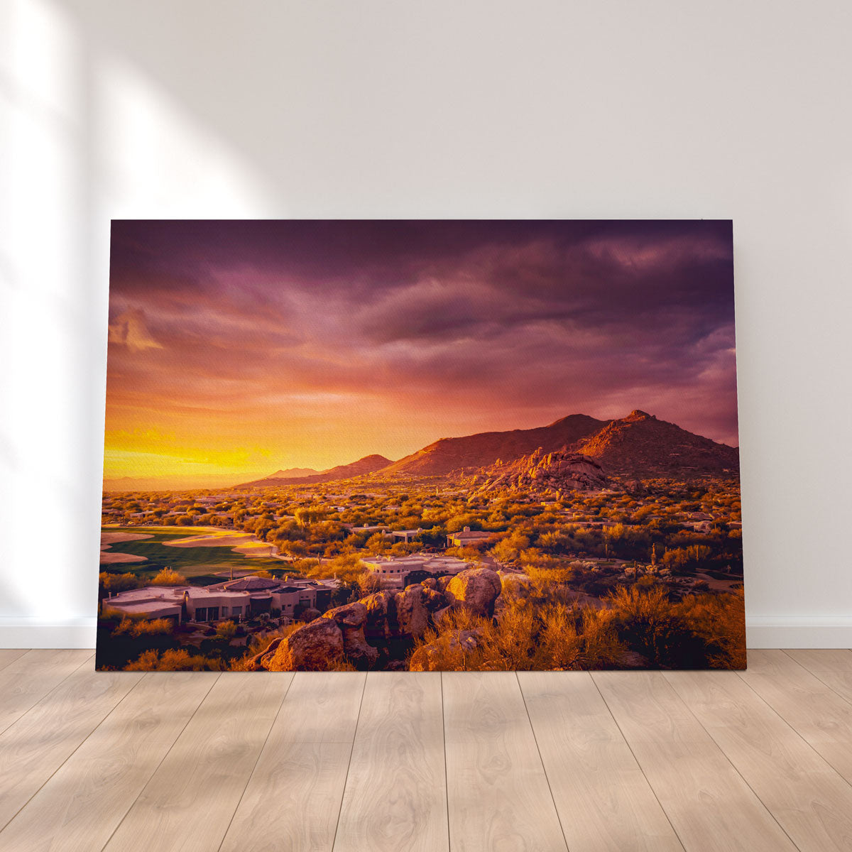 Stunning Scottsdale Desert Sunset Wall Art for Your Home Decor
