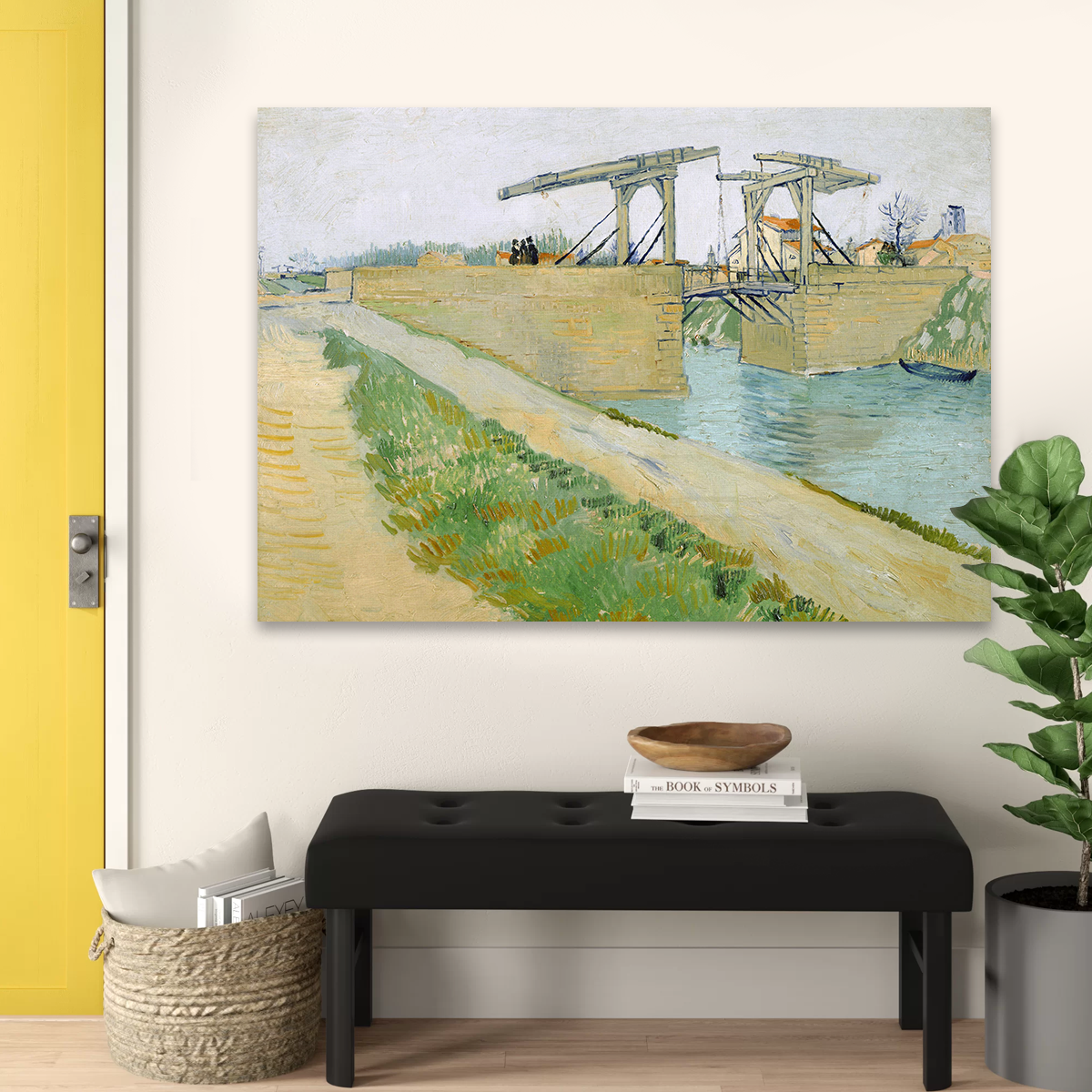 Vincent van Gogh's De brug van Langlois Stunning Wall Art