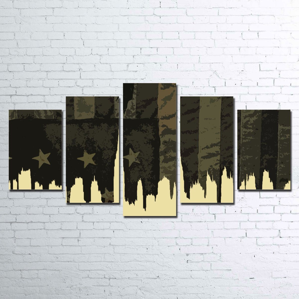 Gangs of New York Stunning 5 Piece Wall Art Set