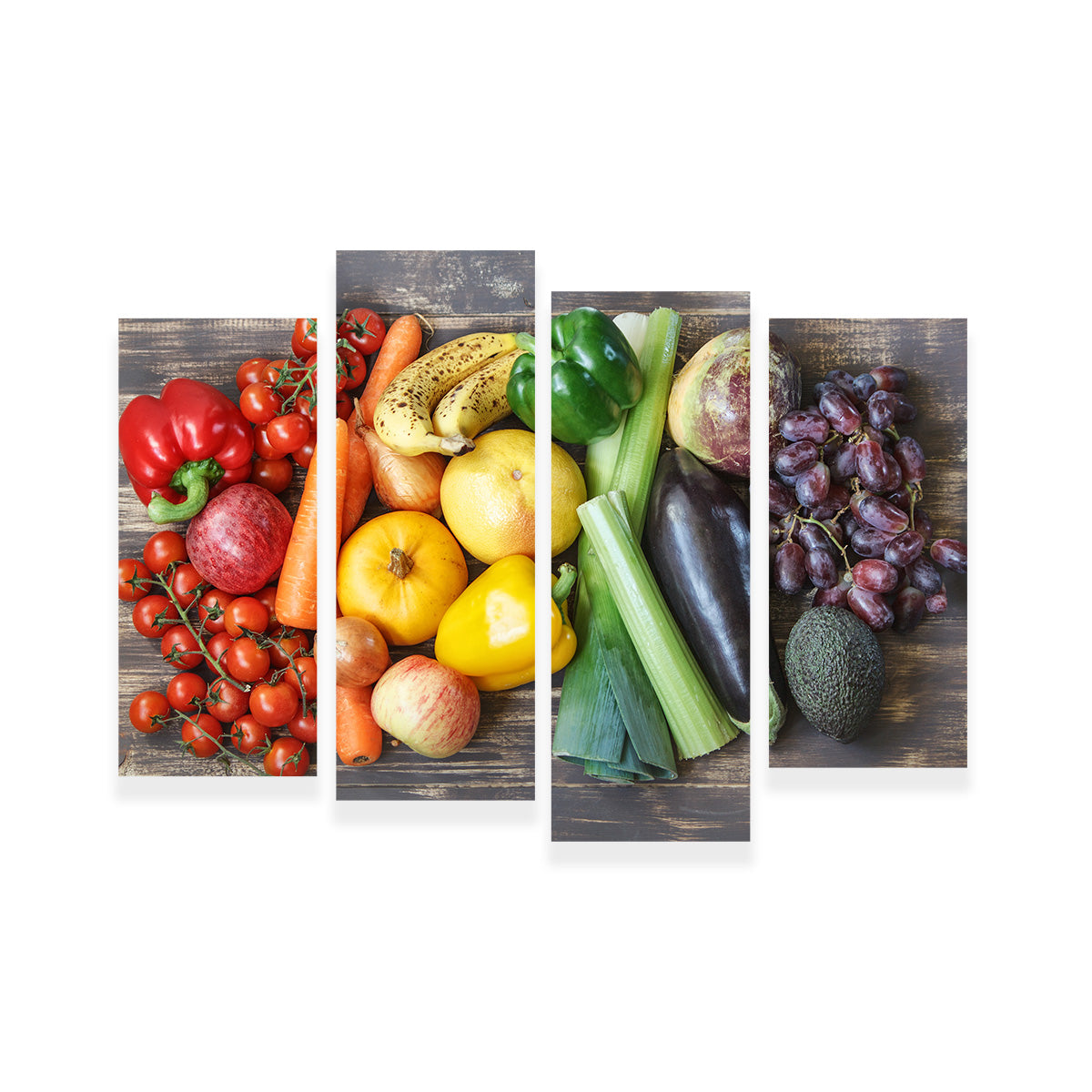 Exquisite Fruits & Vegetables Wall Art for Home Decor