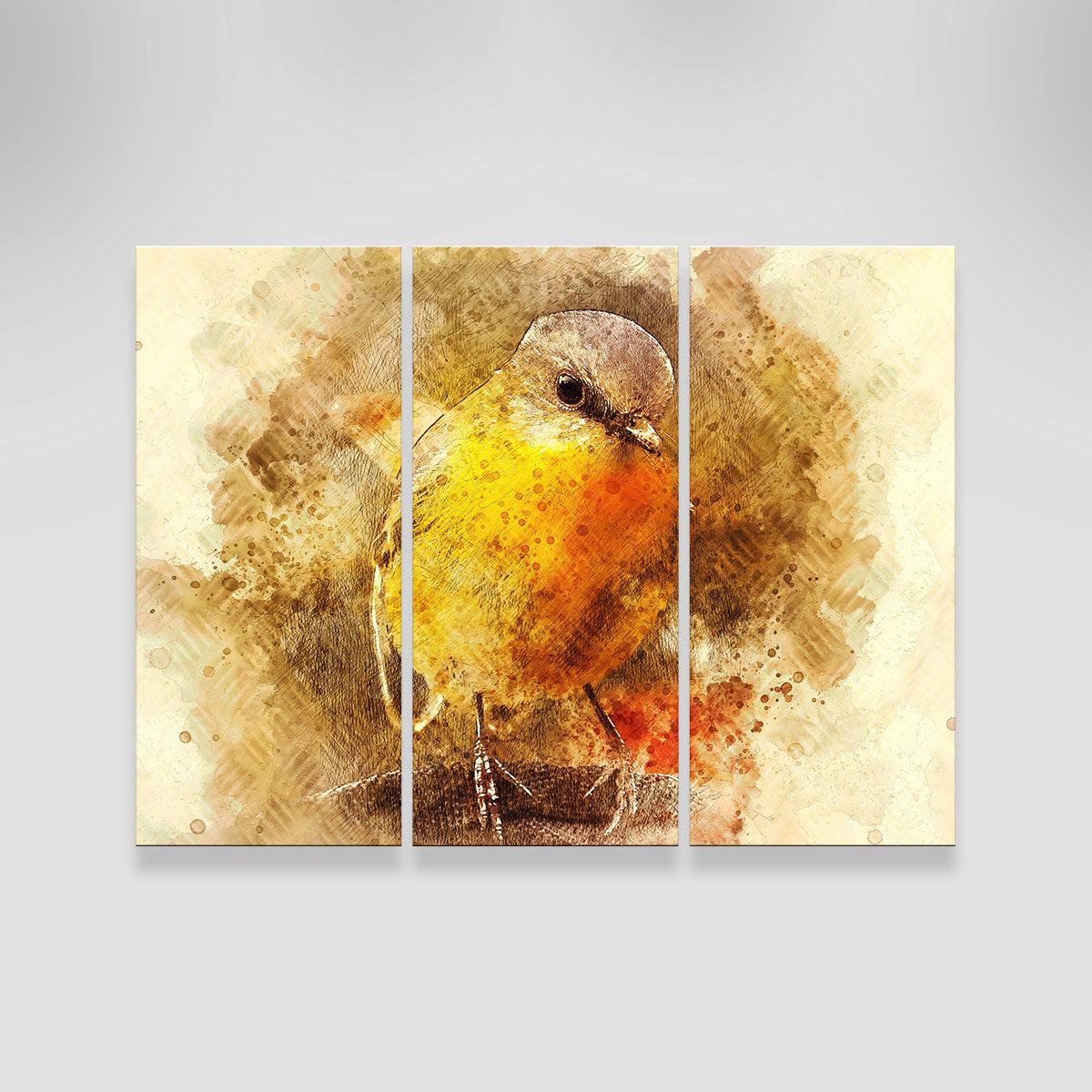 Charming Little Bird Wall Art by Denise Dundon