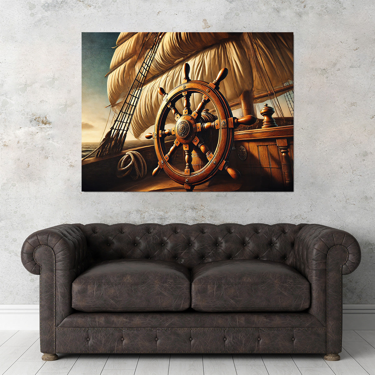The Helm - Premium Kiln - Dried Pine Wood Framed Canvas Prints