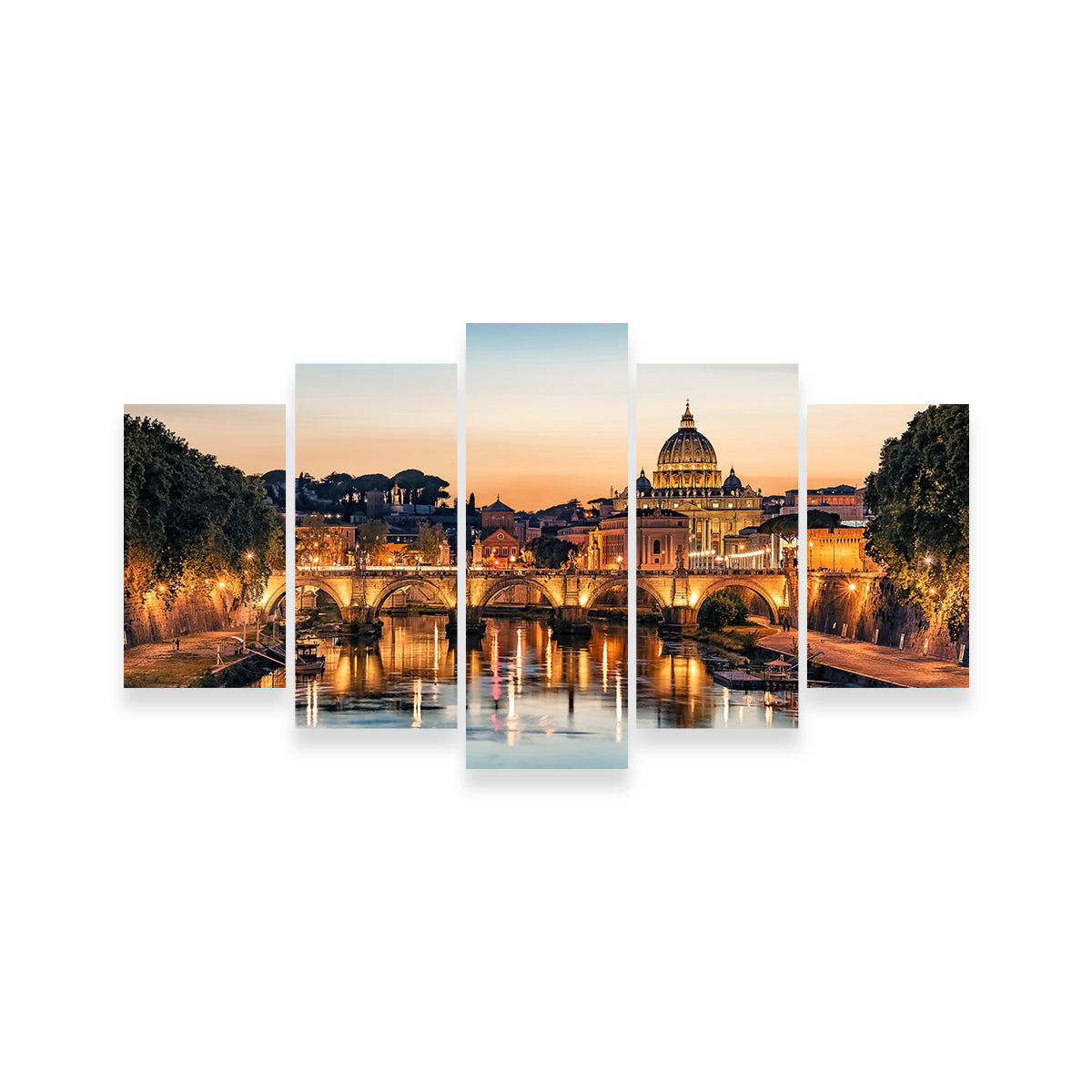 Stunning Rome Sunset Wall Art for Your Home Decor