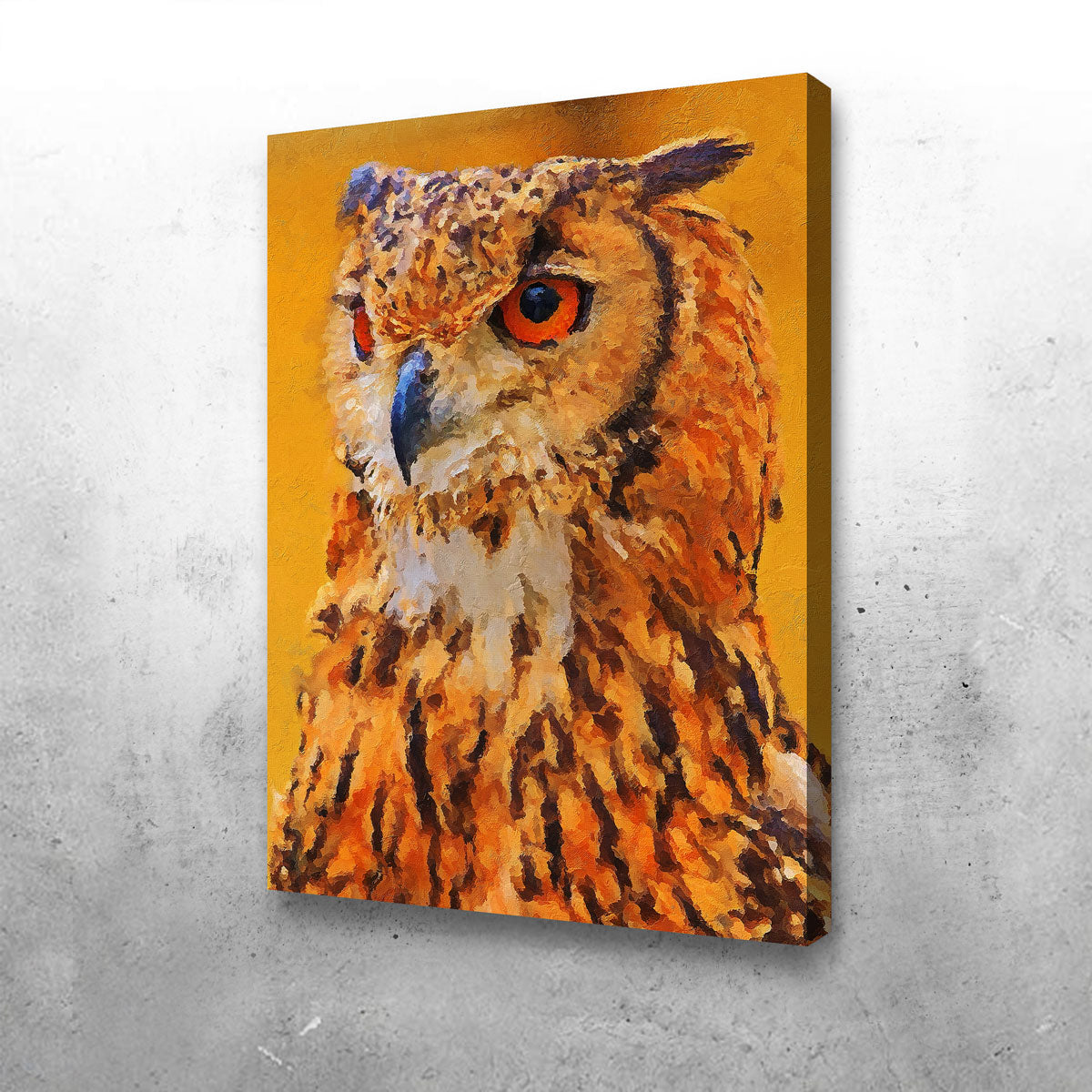 Exquisite Owl Painting Wall Art by Gab Fernando