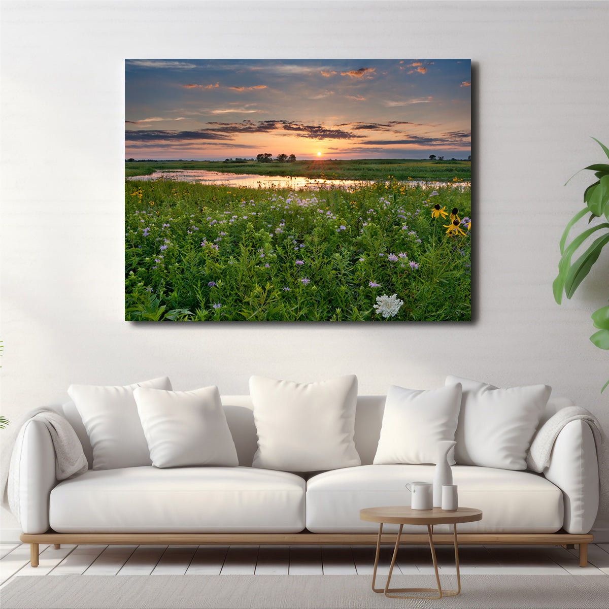 Stunning Open Field in Illinois Wall Art for Your Home Decor