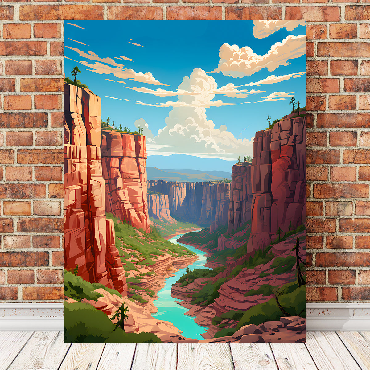 Stunning Grand Canyon - Arizona Wall Art by Valth Graphics