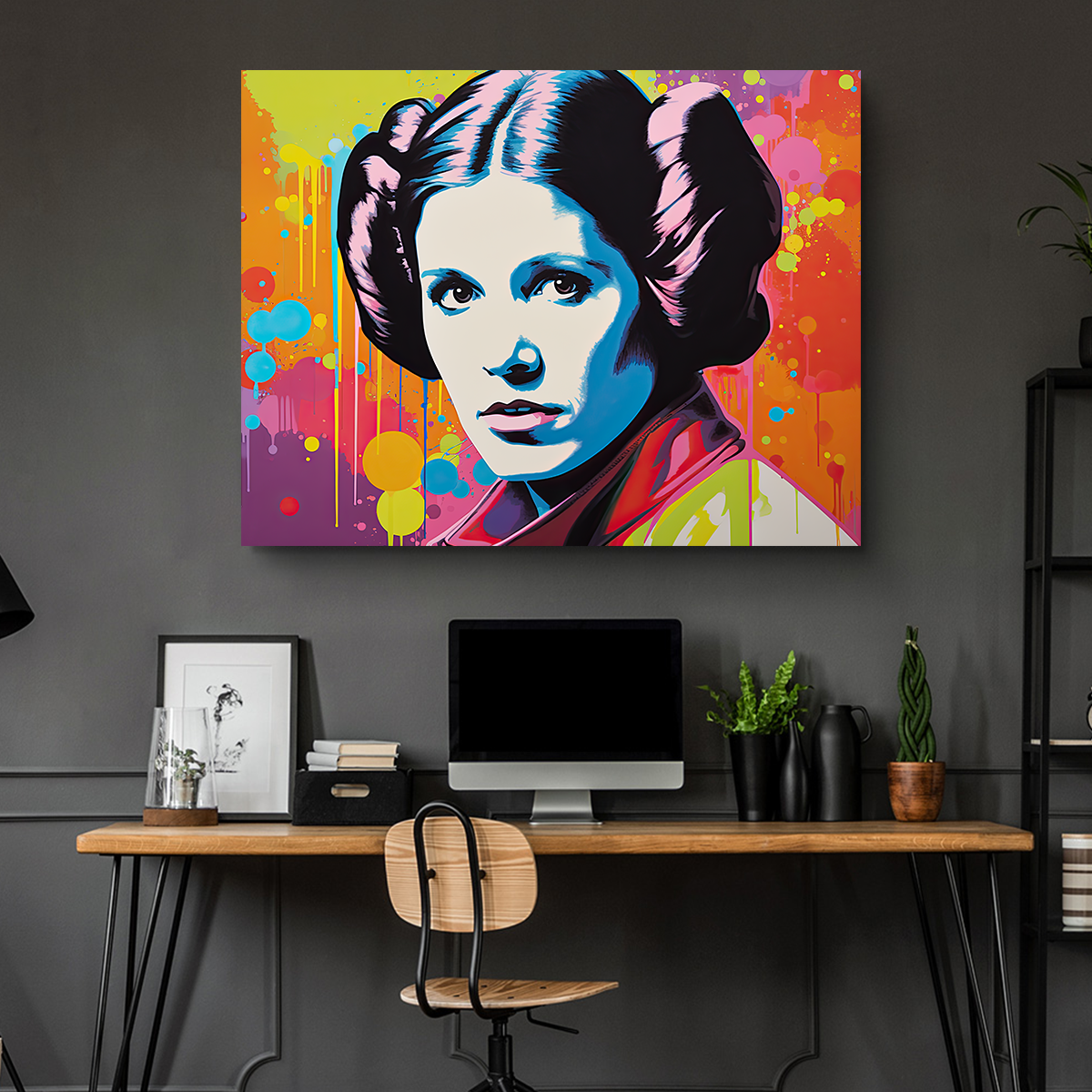 Stunning Princess Leia Wall Art by Ralph & Laura Design