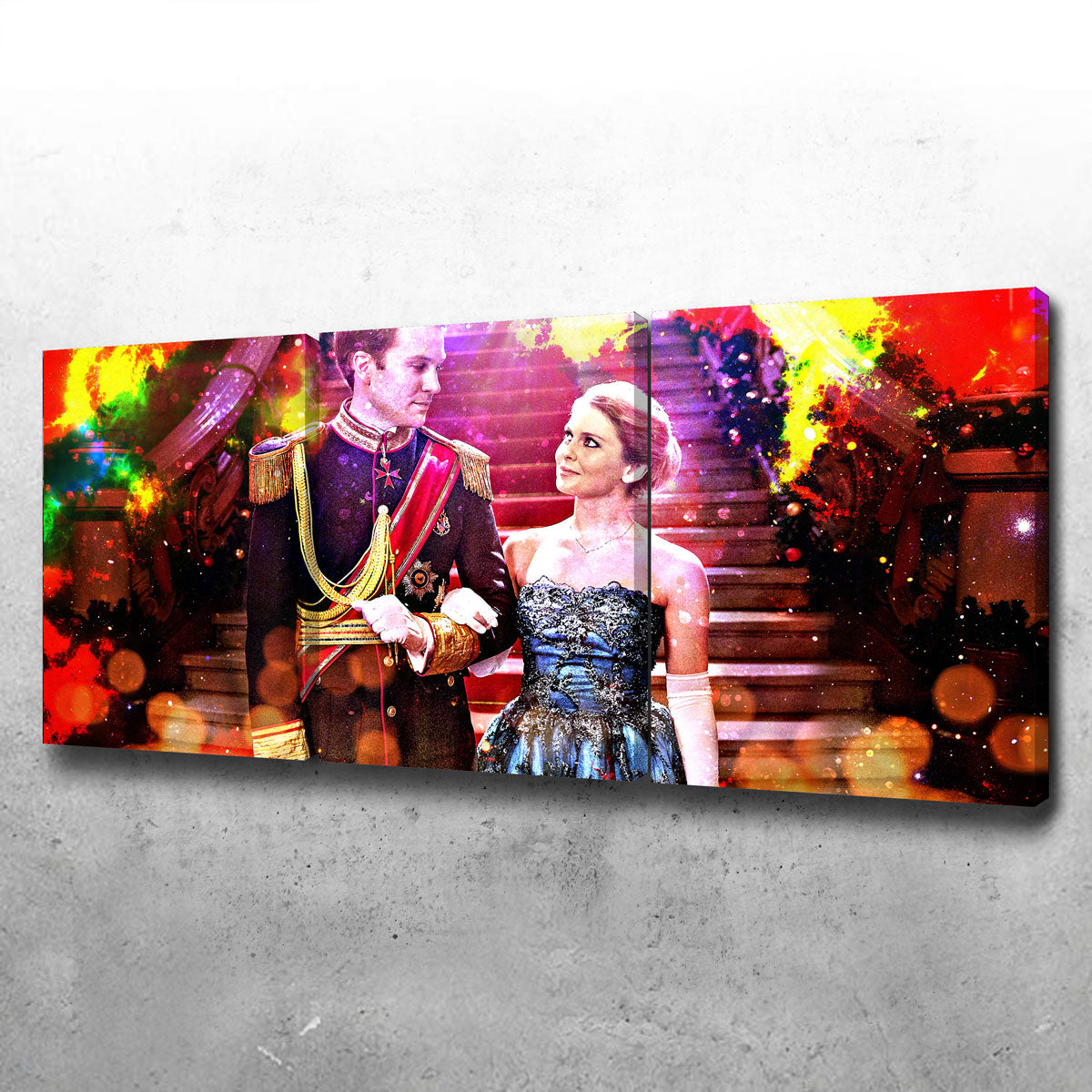 Exquisite Christmas Prince Wall Art for Festive Decor