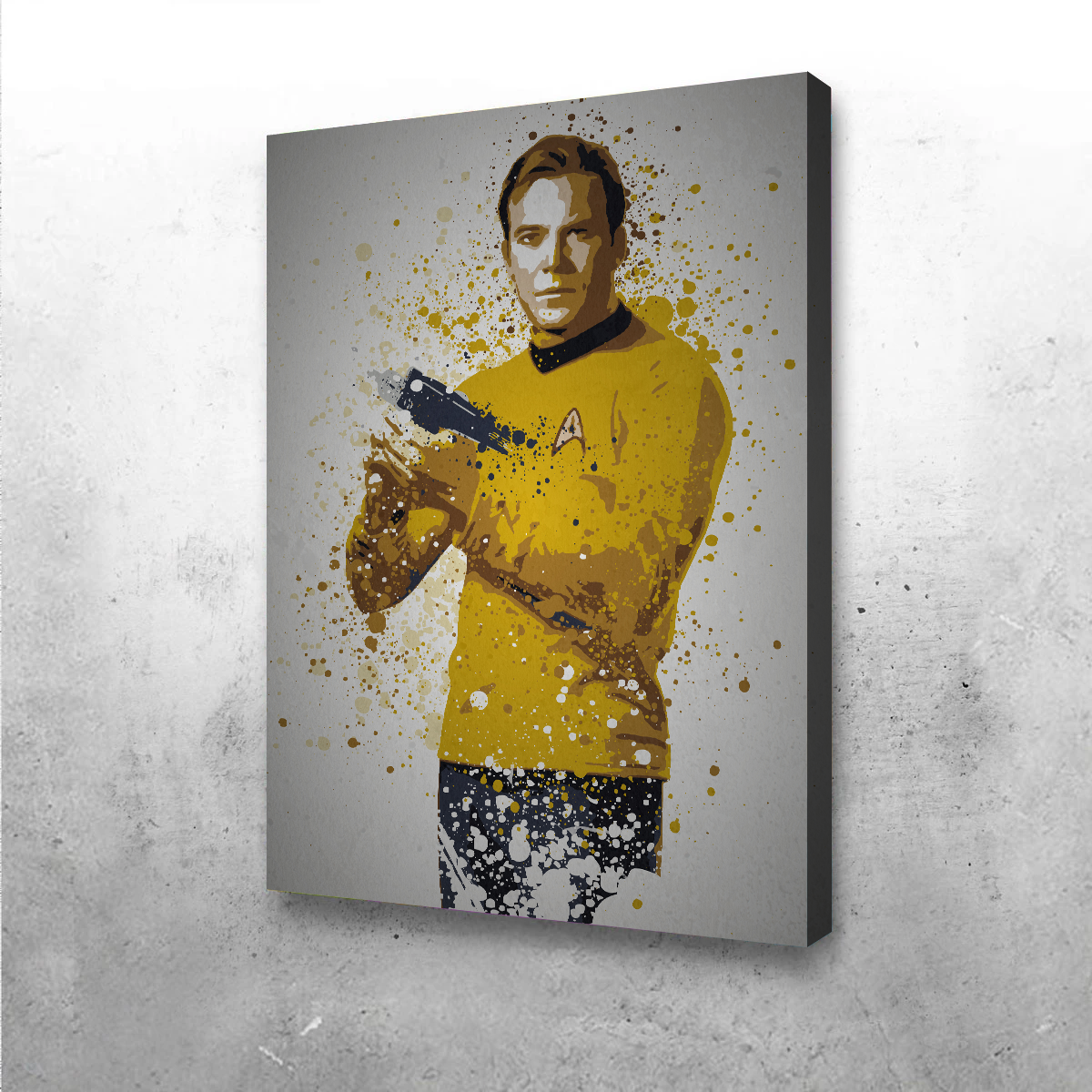 Boldly Go Wall Art - Premium Sustainable Pine Wood Canvas