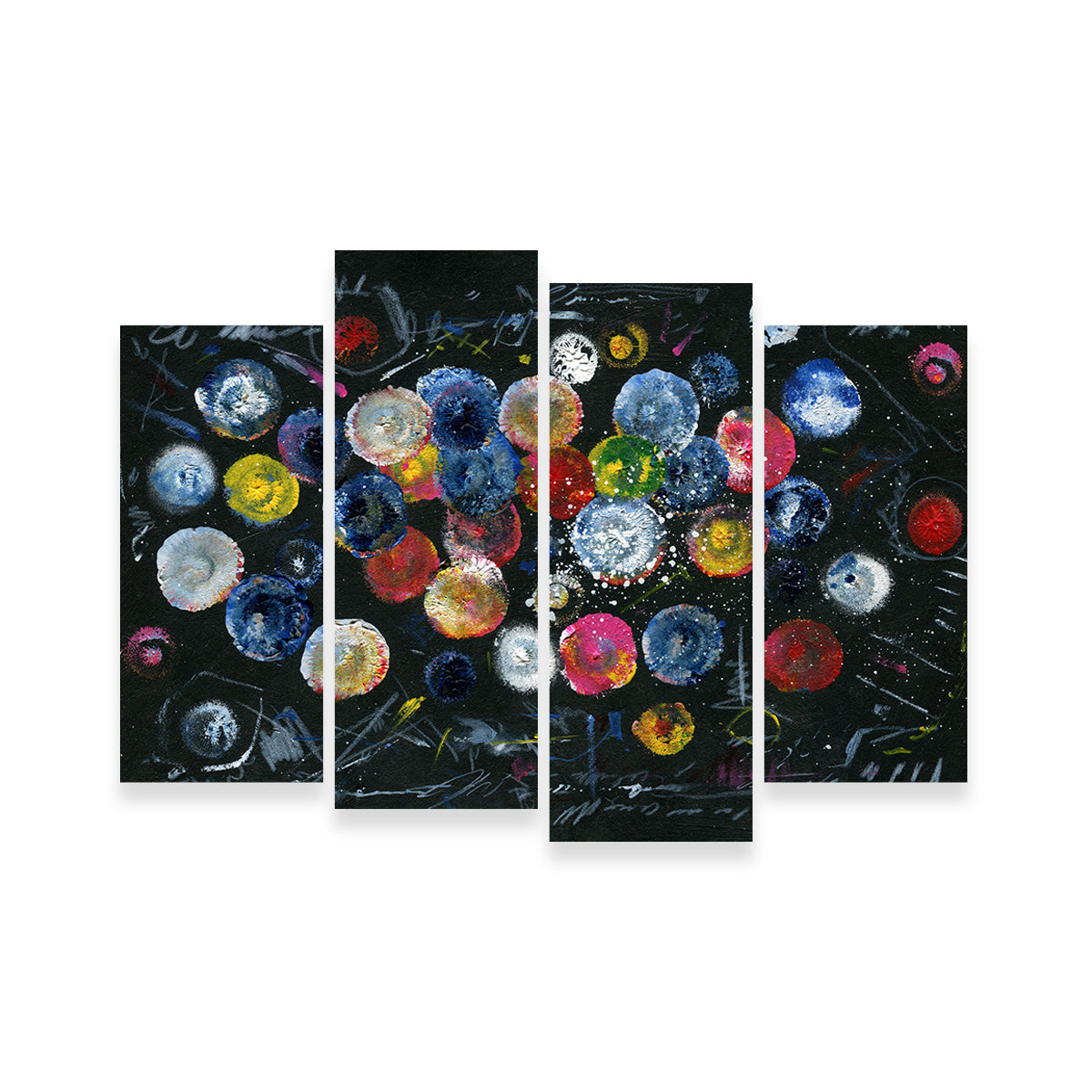 Stunning Circle Black Wall Art by Evgeny Vetrov