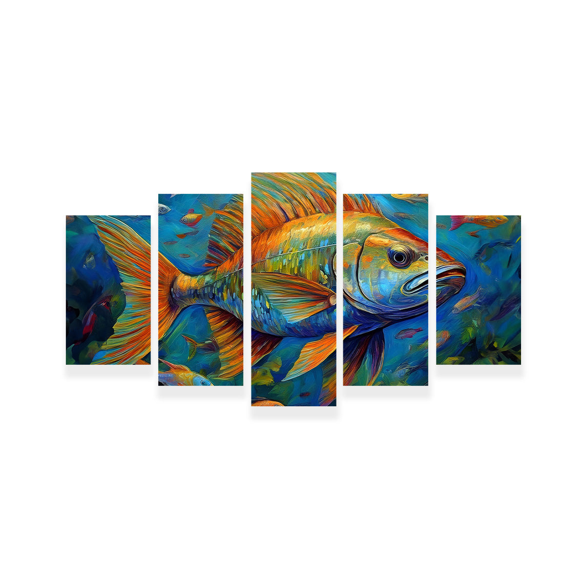 Exquisite Fish Painting Wall Art for Stunning Home Decor